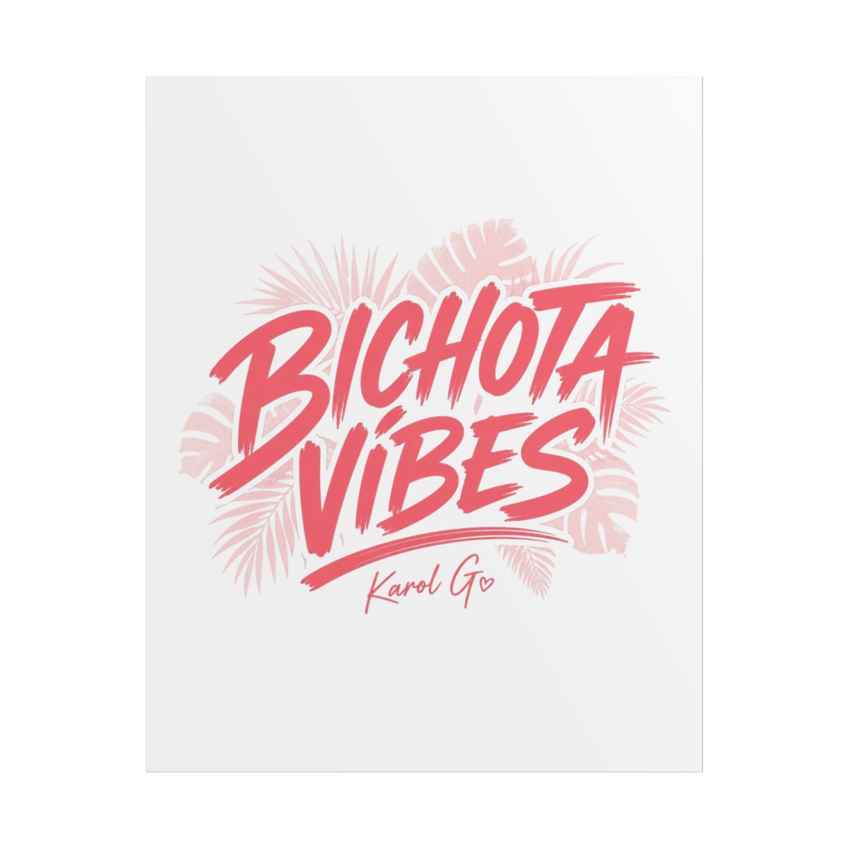 Karol G "BICHOTA VIBES" Poster - Official Posters & Wall Art merchandise