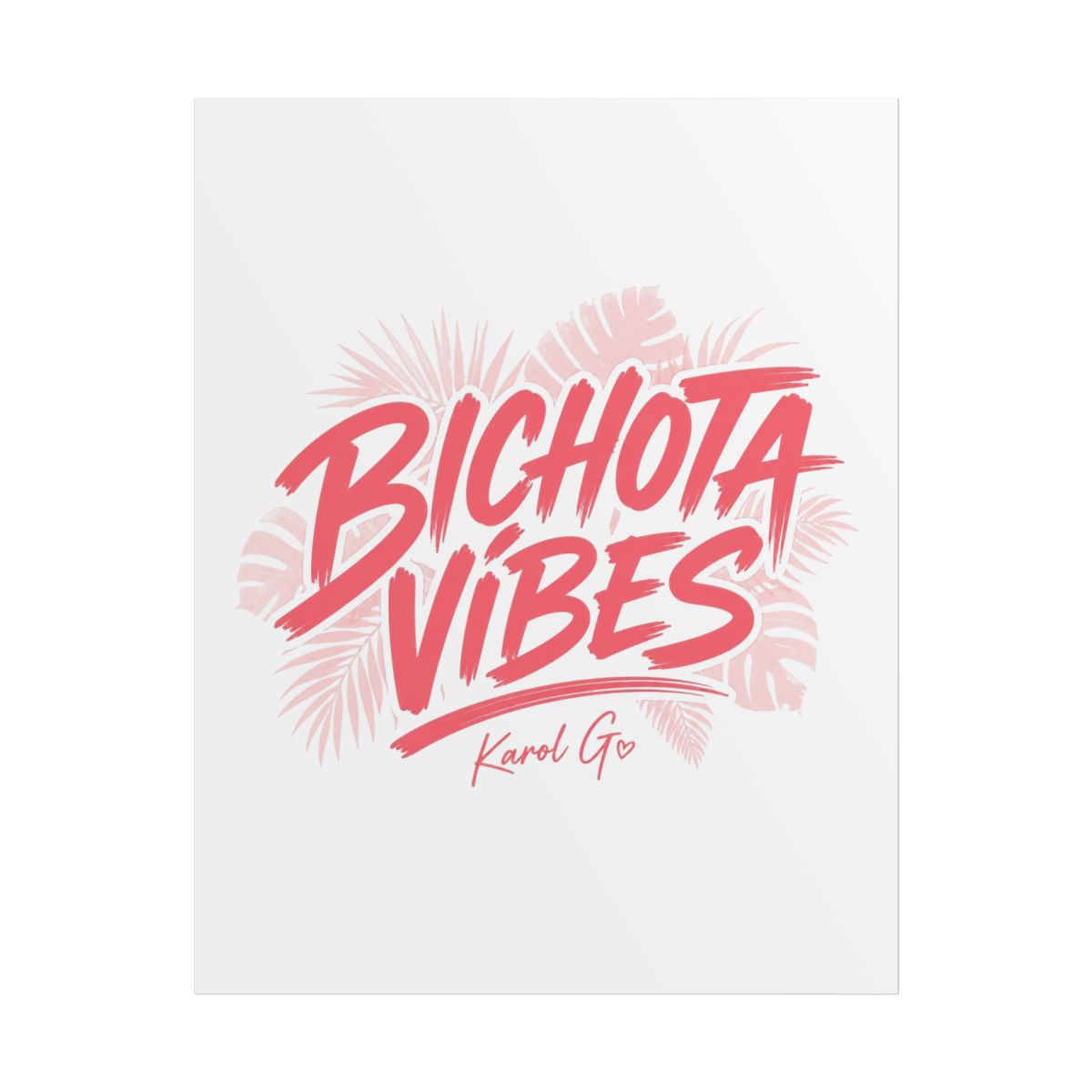 Karol G "BICHOTA VIBES" Poster - alternate angle 1, merchandise