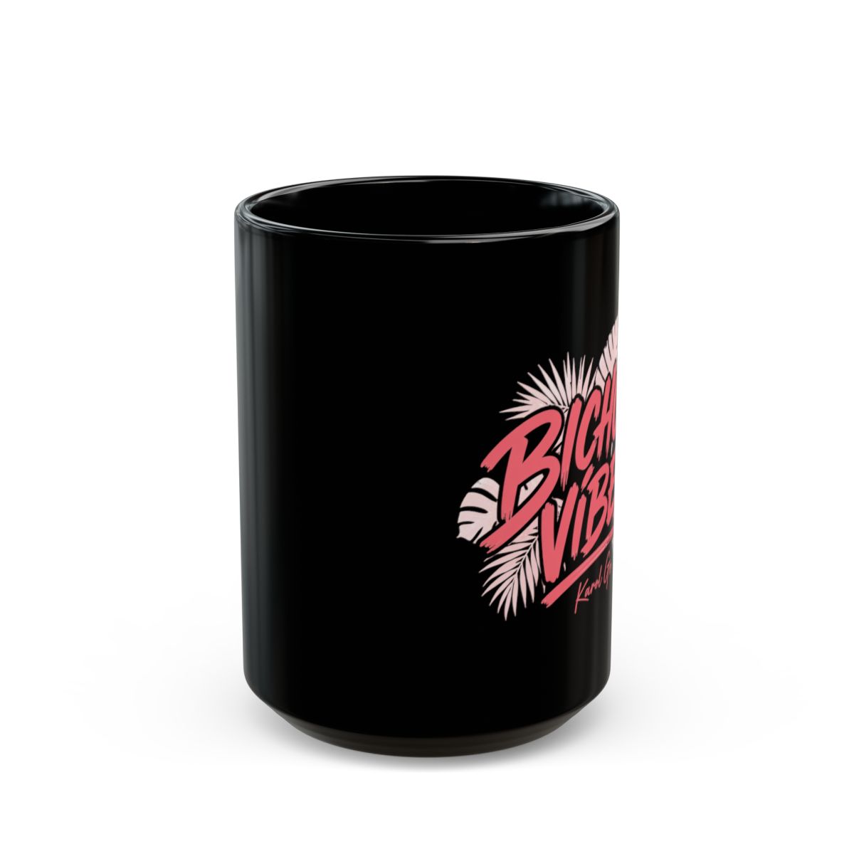 Karol G "BICHOTA VIBES" Black Mug - alternate angle 2, merchandise