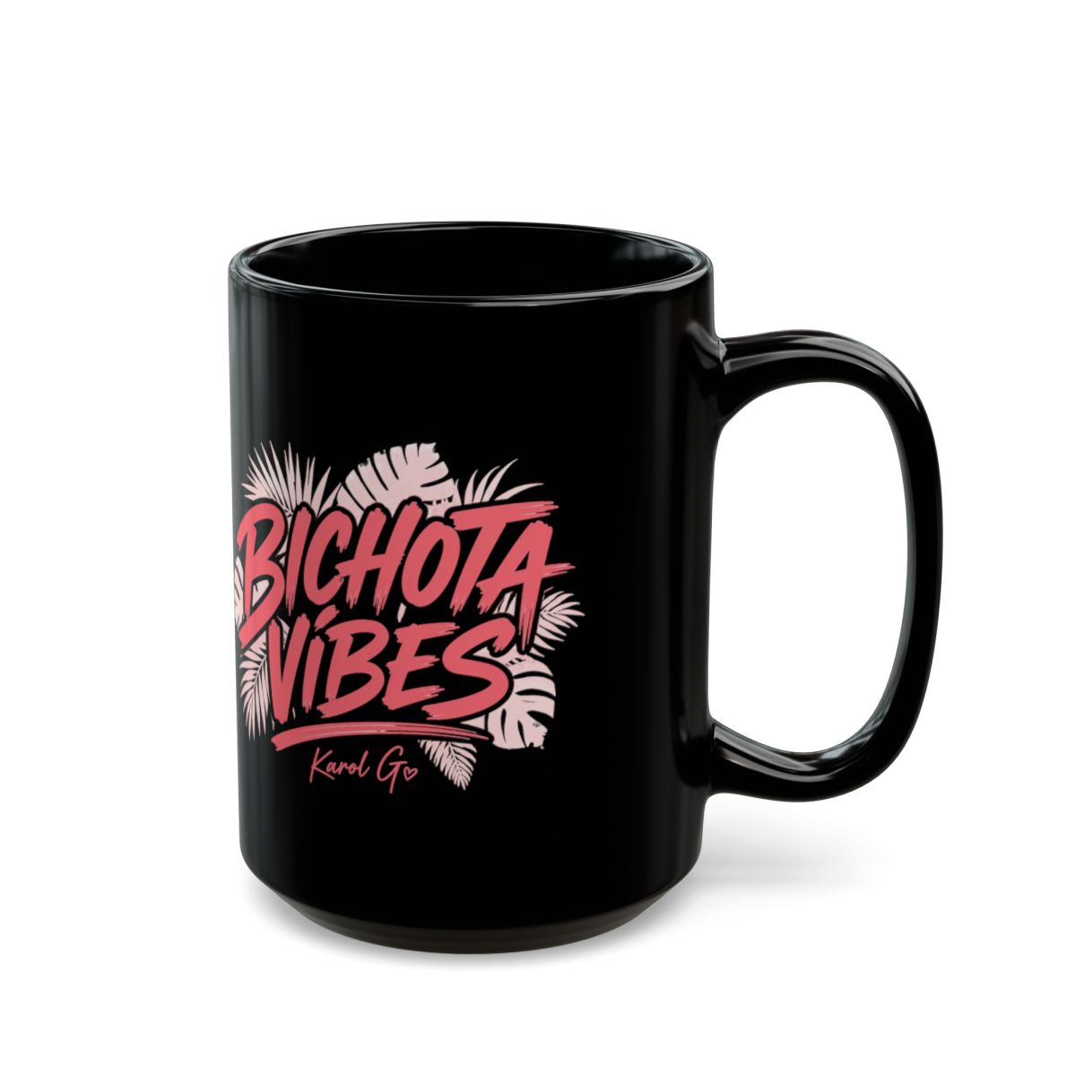 Karol G "BICHOTA VIBES" Black Mug - alternate angle 5, merchandise