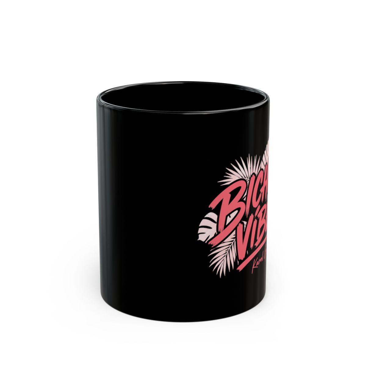 Karol G "BICHOTA VIBES" Black Mug - alternate angle 1, merchandise