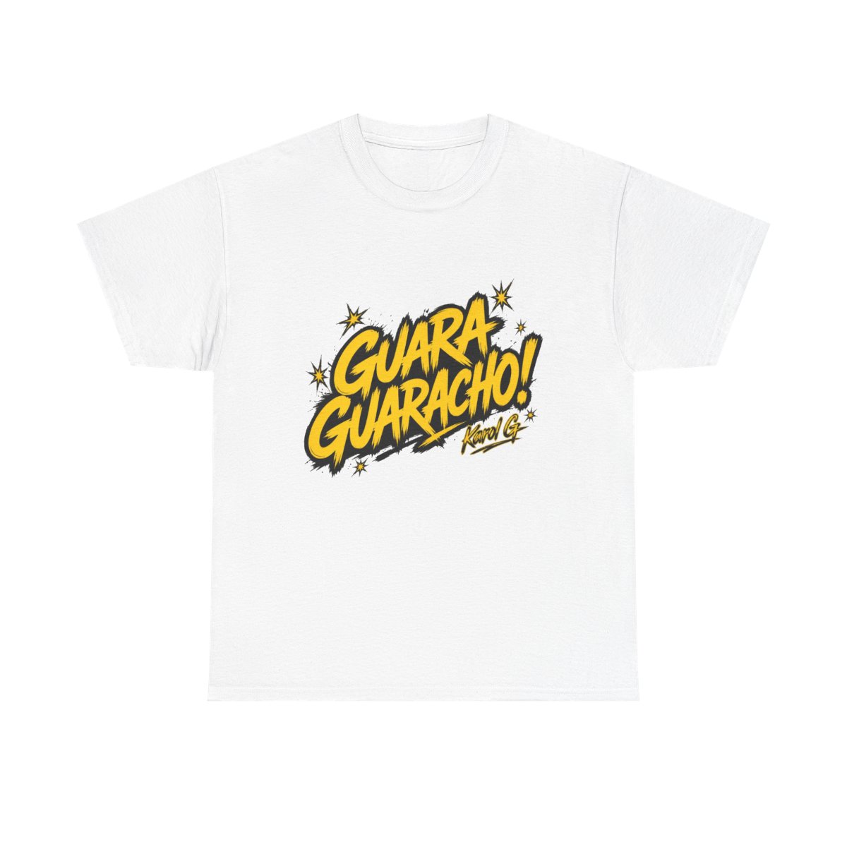 Karol G "GUARA GUARACHO!" Unisex Tee - alternate angle 2, merchandise