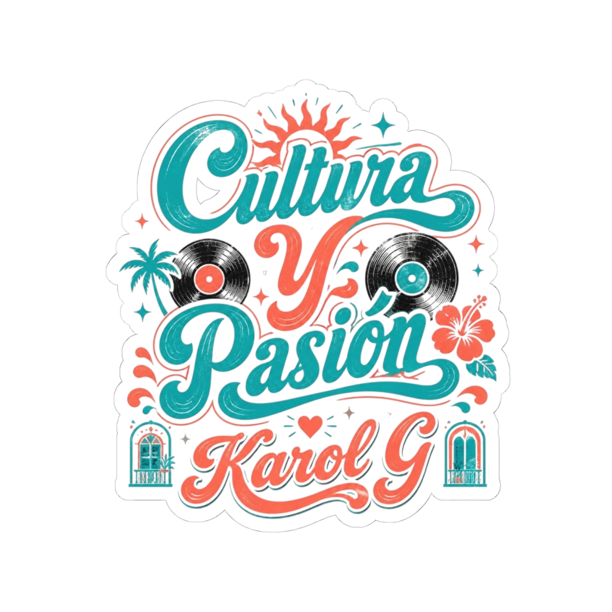 Karol G "Cultura Y Pasión" Sticker
